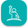 Confidence building icon